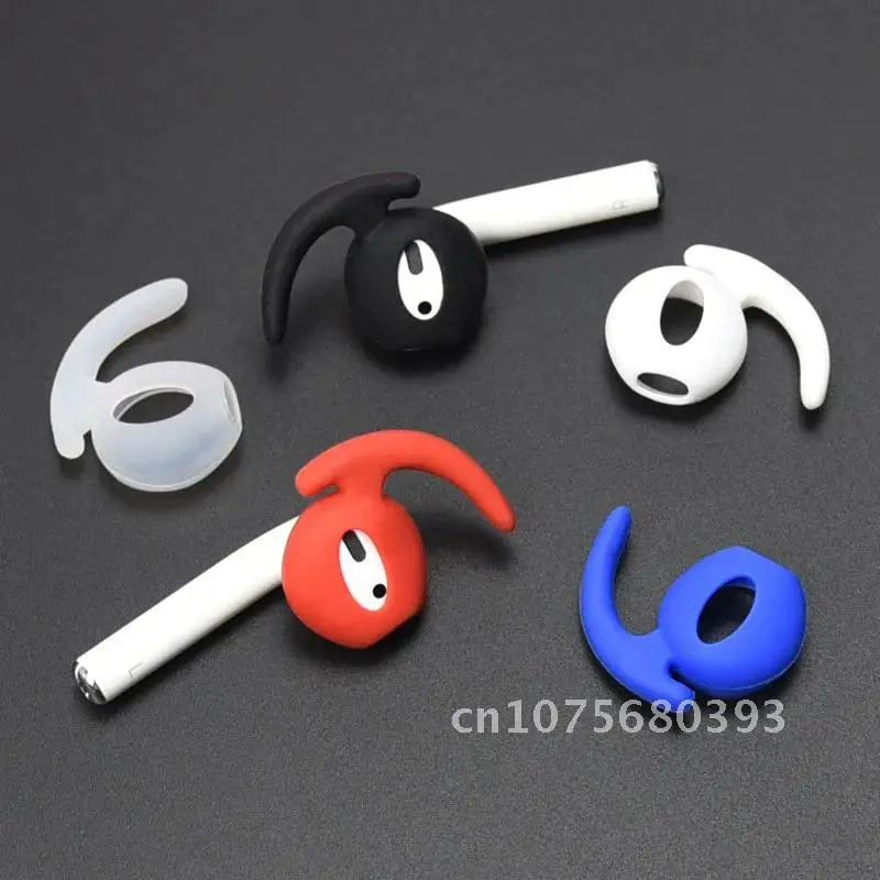

Silicone Earbuds Cover Non-slip For Airpods iphone7/8 Headphone Earphone Case Eartip Ear Wings Hook Cap Earhook 1 Pair