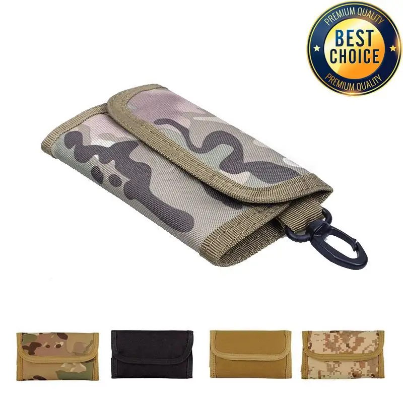 Multicolor Tactical Wallet Nylon Waist Card Wallet Purse Outdoor Training Buckle Multifunctional Money Pocket Sport Climbing 2