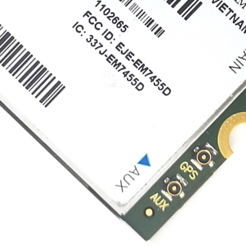 WWAN 노트북용 EM7455 LTE 4G NGFF 모듈, FDD/TDD LTE 4G Cat6 Gobi6000