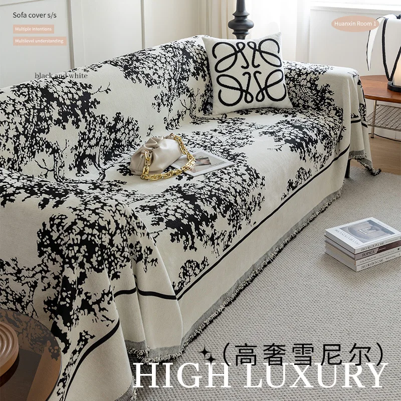 ChenilleFutonSofaBlanketUniversalCatscratchproofSofaCoverDurableSofaChairCouch