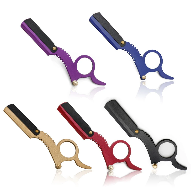 Professional Stainless Steel Manual Beard Shave Clip On Shav Men Face Shaving Eyebrow Trimming Hair Removal Razor_voghion.com