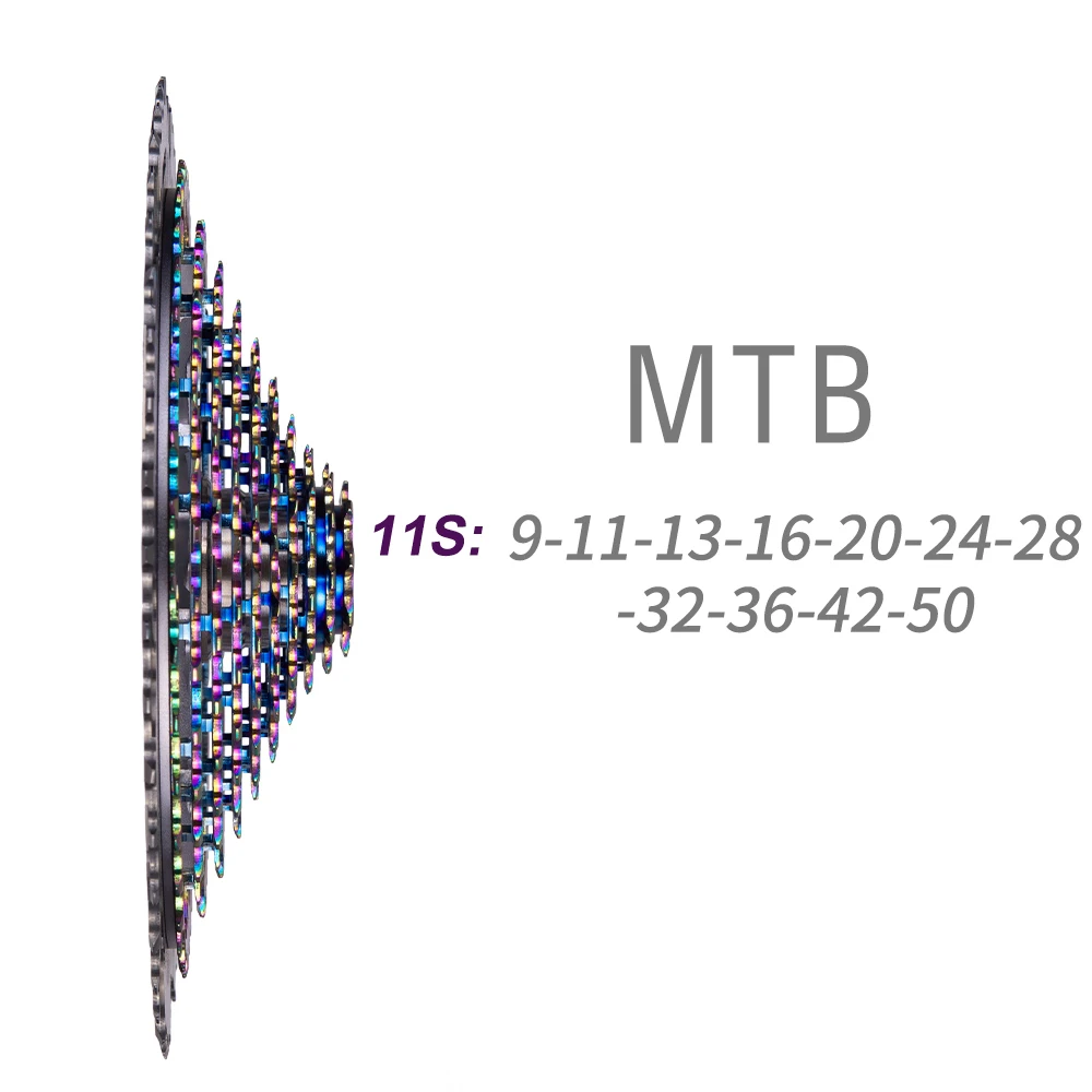 Description Picture 5 of itemZTTO ULT MTB 11 Speed Bicycle cassette 11 S 9-50T Ultimate XD Rainbow 11v 9-46T Ultralight Freewheel K7 Sprocket