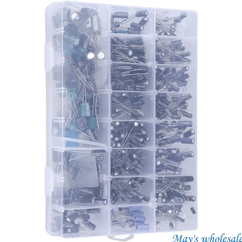 전자 응용 분야의 플라스틱 케이스가있는 500pcs 전해 커패시터 448a