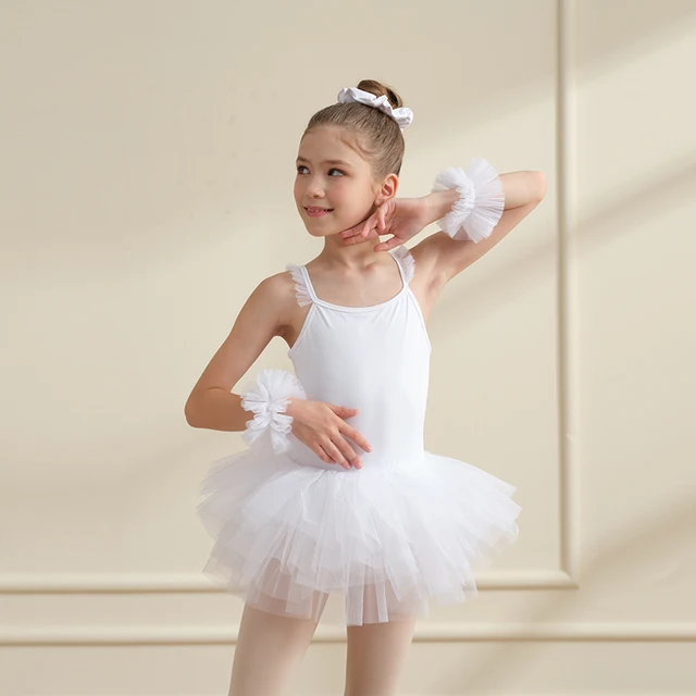Dance Practice Ballet Dance Clothes For Toddlers Girls White