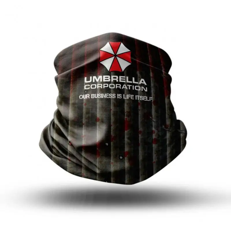 Washable Fabric Face Cover Neck Gaiter Umbrella Corporation Horde Assassin Design Scarf Fishing Cycling Tactical Hiking
