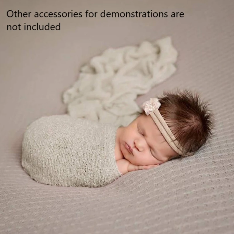 

Photo Posing Props Wraps Blanket Baby Photography Props Background Stretchy Knit Blanket Newborn Photoshoot Accessories