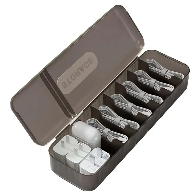 

Data Cable Storage Box Cable Charger Organizer Storage Box Electronic Accessories Case For Storage Organizer For Data Cables