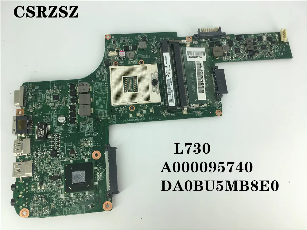 

A00095740 DA0BU5MB8E0 Mainboard For Toshiba satellite L730 L735 Laptop motherboard Test work perfect