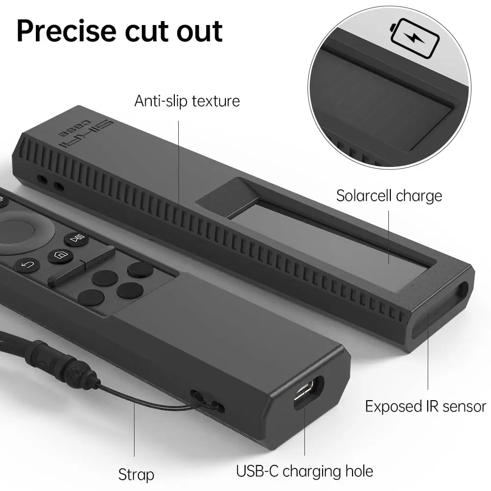 Silicone Remote Case for Samsung SolarCell BN59-01385A BN59-01385B BN59-01391A TM2280E TM2281E BN59-01386