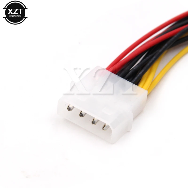 4 Pin Molex Male to 3 port Molex IDE Female Power Supply Splitter Adapter Computer 4Pin IDE Power Cord sata to ide adapter