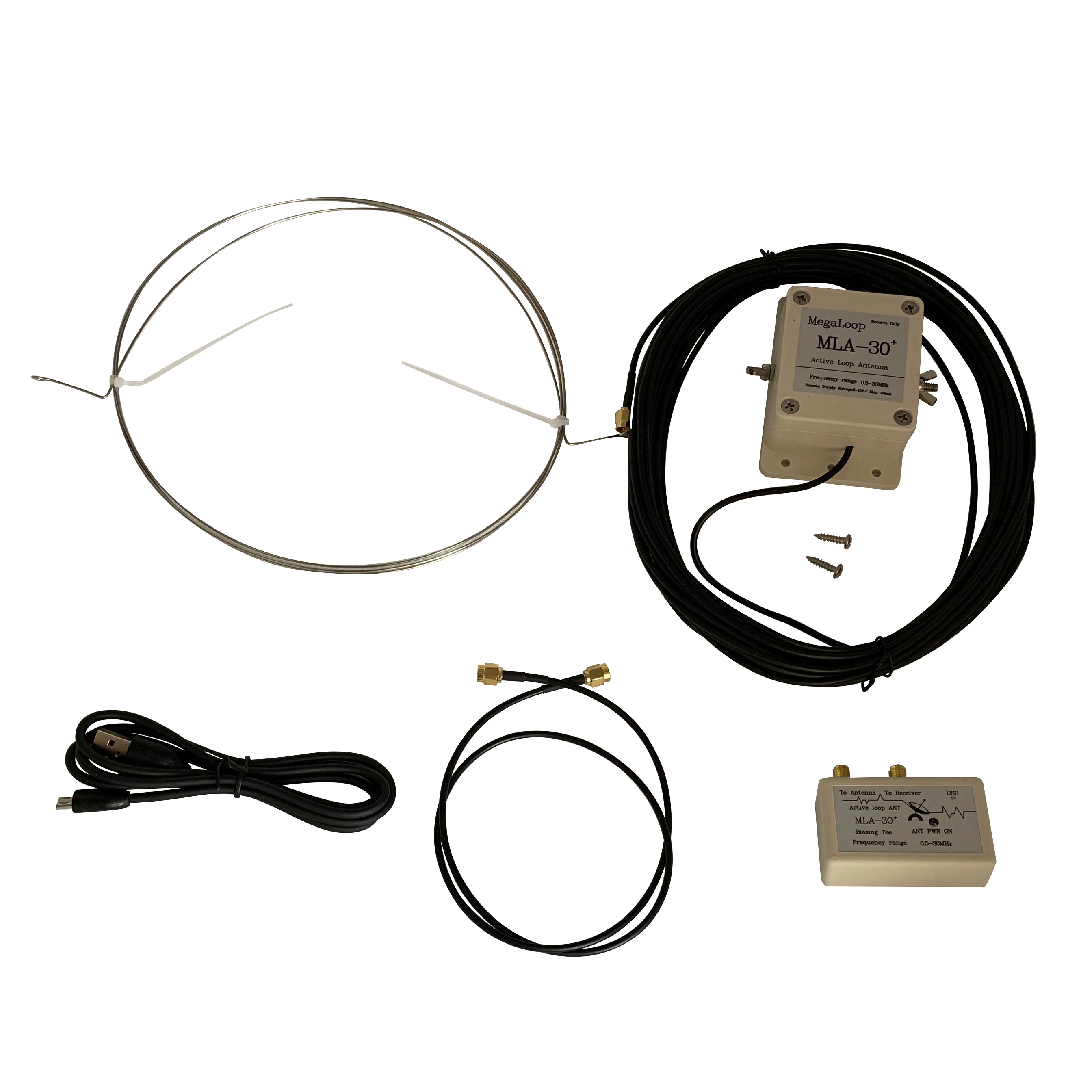 

Mla-30 Ring Active Receiving Antenna, Low Noise, Medium Wave, Short Wave Antenna, Balcony Erection.