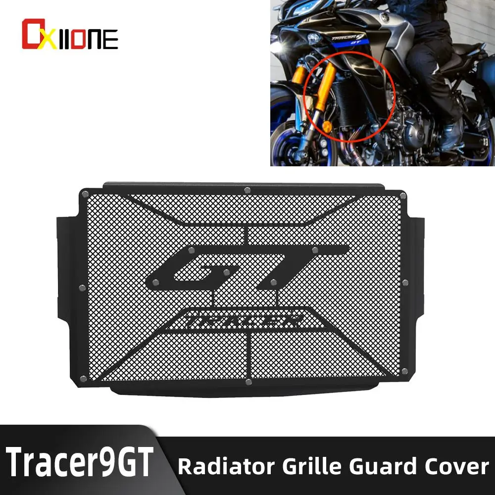 

For Yamaha Tracer 9 GT 2021 2022 2023 2024 Tracer 9GT Tracer9GT Motorcycle CNC Radiator Grille Guard Cover Protector Protection