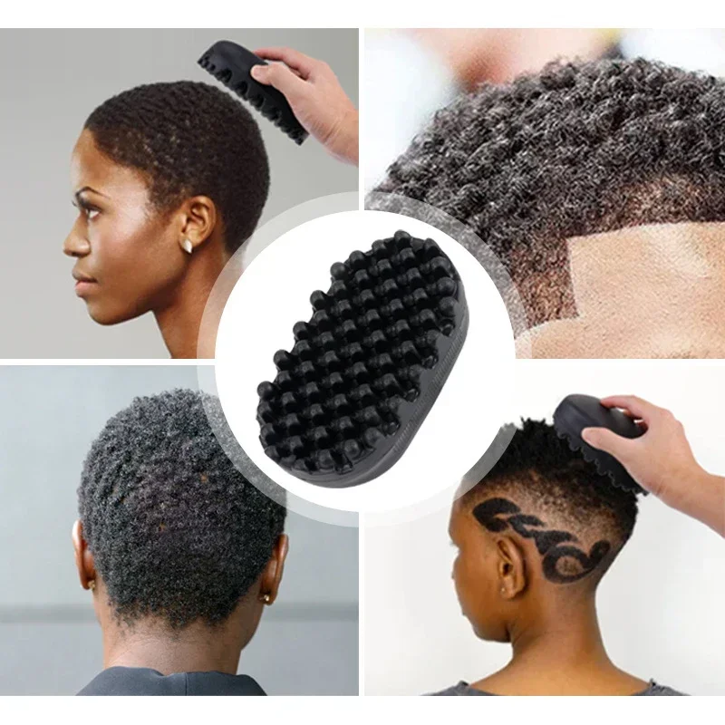Hot Sale Portable Silicone Hair Brush Washable Durable Rubber Curly Brush Hair Beauty Dirty Braided Curly Hair Men Cleaning Tool 3