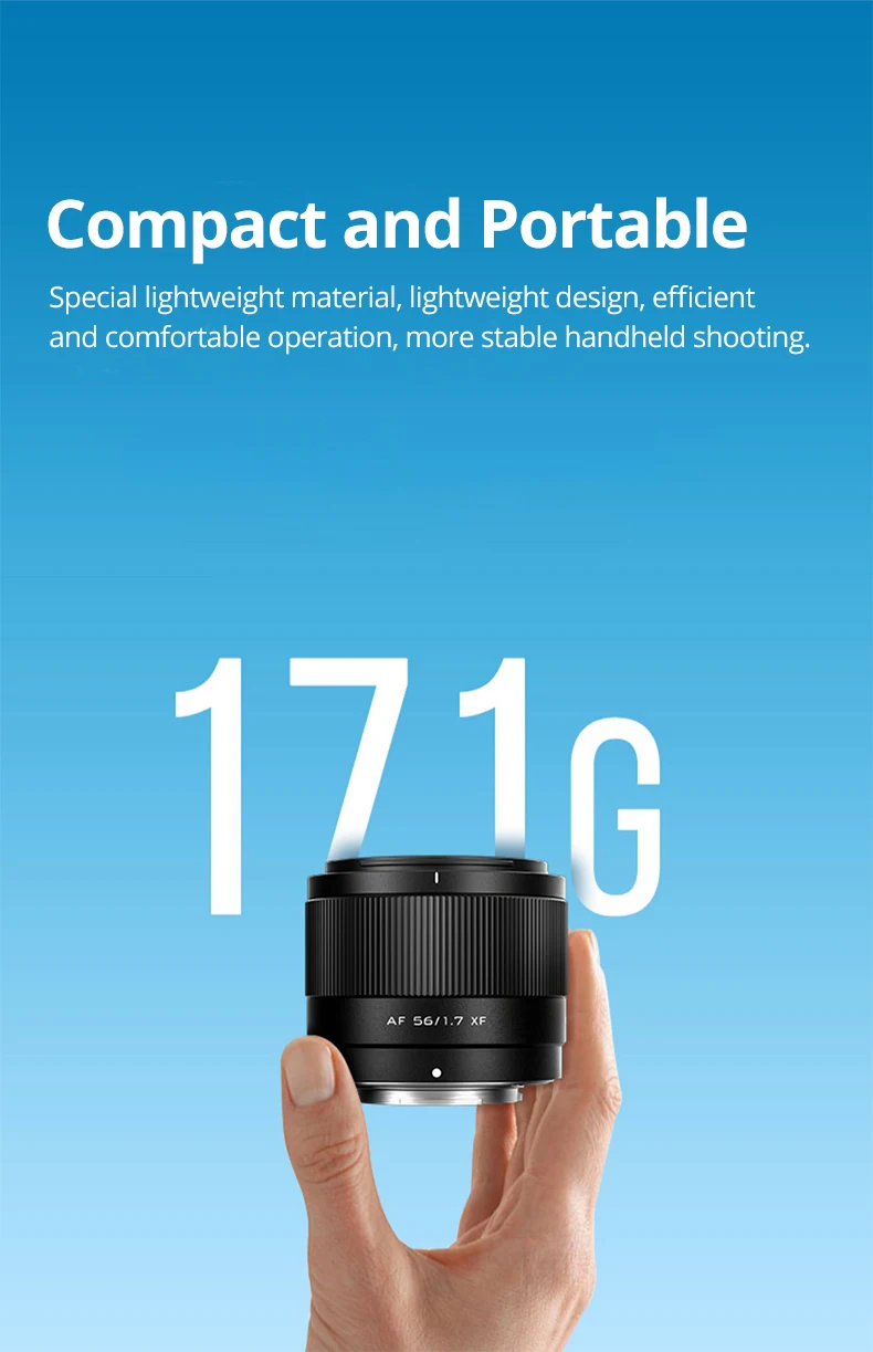 56mm f1.7 Fuji X Lens Nikon Z Mount Lens Auto Focus Portrait APS-C Lens For Fuji