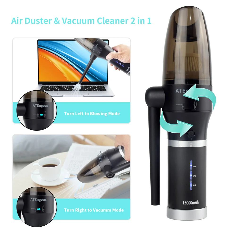 ASPIRATEUR DE VOITURE Sans Fil Souffleur De Voiture Home Duster USB  Électrique EUR 33,99 - PicClick FR