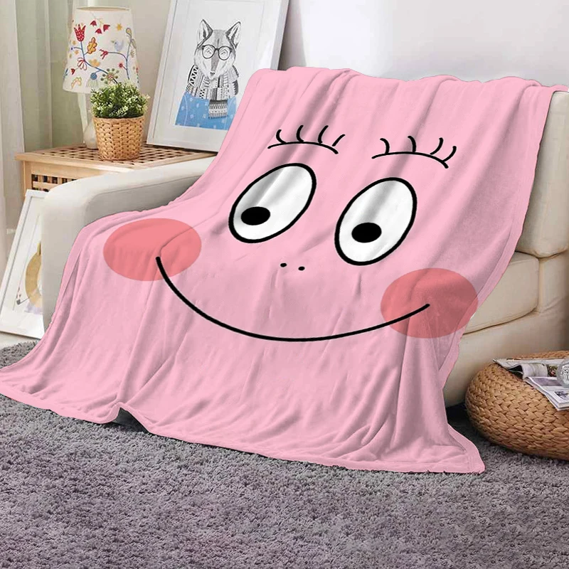 

Decorative Sofa Blankets For Bed B-Barbapapa Couch Throw Blanket Nordic Bedroom Decoration Boho Home Decor Bedspread The Fleece