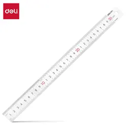 Premium Stainless Steel Measuring Ruler Set | Non - Deforming, Clear Markings | 10/20/30 CM Lengths (30cm)