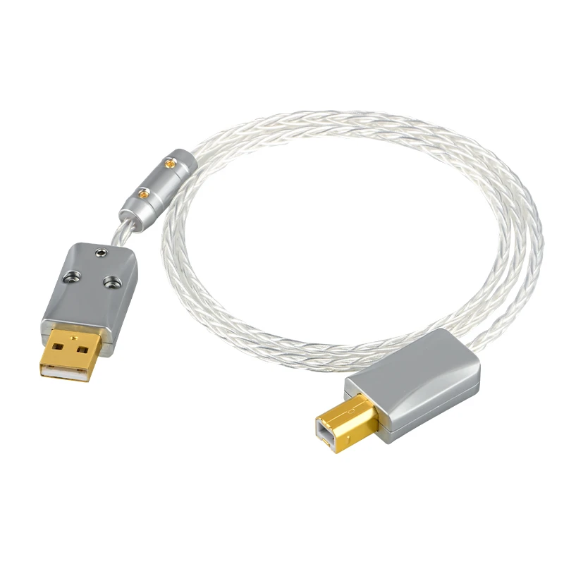 

USB 2.0 Φ OCC посеребренный USB A к USB B декодер компьютера