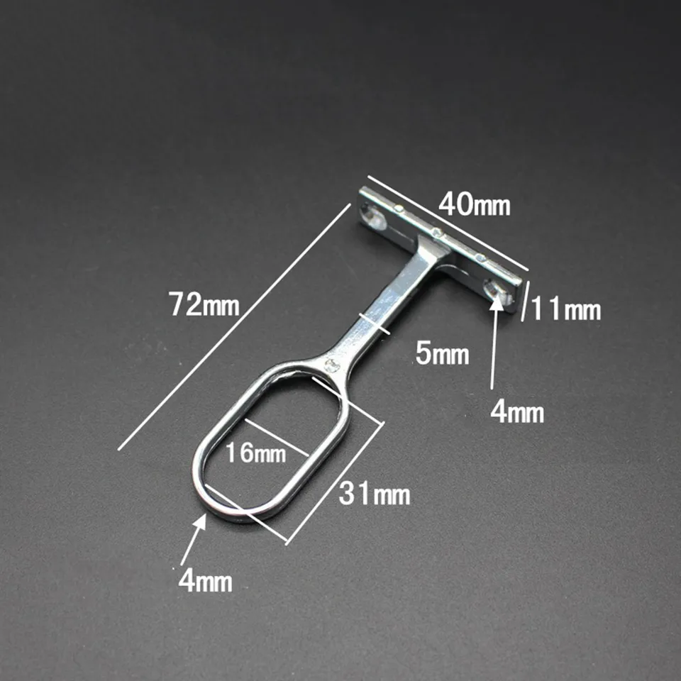 6 Pezzi Supporti Appendiabiti Per Armadio - In Lega Di Zinco, Con Viti - Foto 13