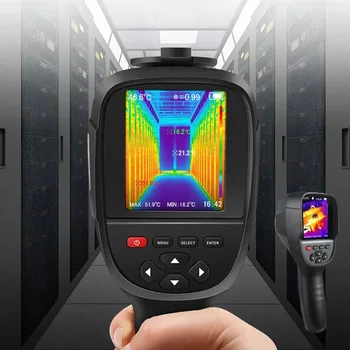 GW256 Termometro portatile Termocamera a infrarossi Termografo digitale HD Nuovo nel 2025 Tester per tubi di riscaldamento a pavimento e parete