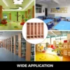 Preschool Cubby Lockers 5-Section Plywood Birch Coat Locker 15MM Thickness Kids Locker for Home 48.4 Inch High Durable 6