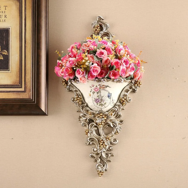 

American style wall decoration floral resin retro living room restaurant wall decoration bar wall decoration wall accessories