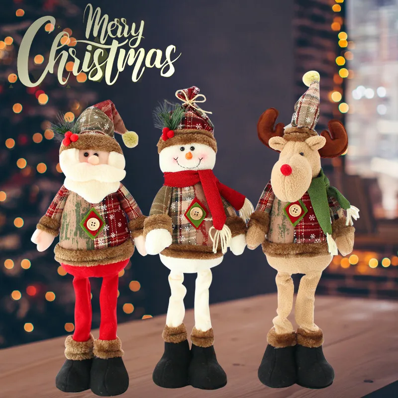 Children's Toys Christmas Plush Dolls Creative Santa Claus Christmas