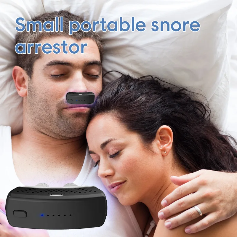 Electric Stop Snoring Device Sleep Nasal Obstruction Home Portable Intelligent Correction Anti-snoring Nasal Device anti snore apparatus new silicone magnetic nasal plug snoring anti snoring intelligent stop snoring breathing device