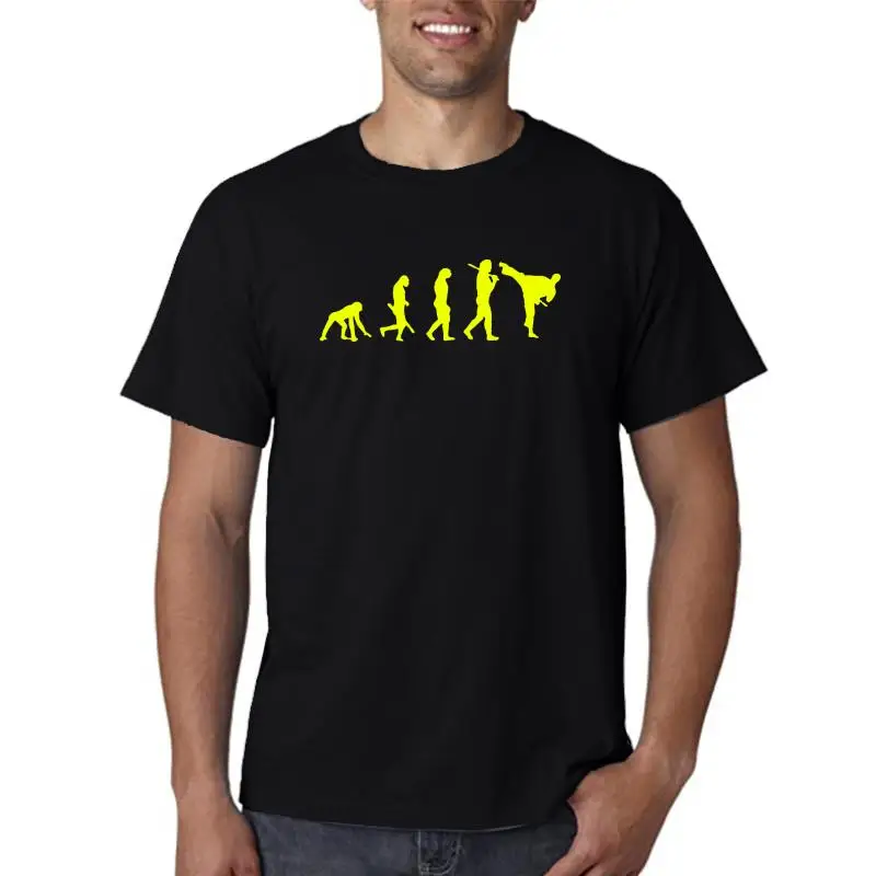 

Fashion Casual High Quality Print T Shirt Graphic O-Neck Short-Sleeve T Shirts Style Blank Evolution Karate Men