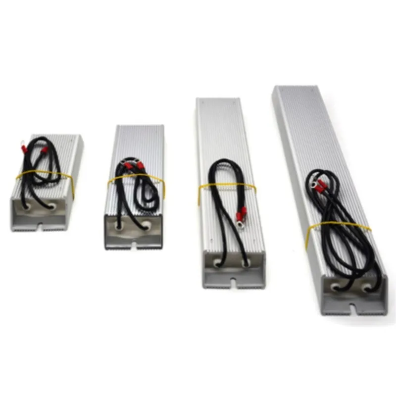 Aluminum shell resistor Trapezoidal resistor RXLG For brake inverter Elevator electricity 50/60/80/100/150/200/300/400/500-1500W aluminum shell resistor