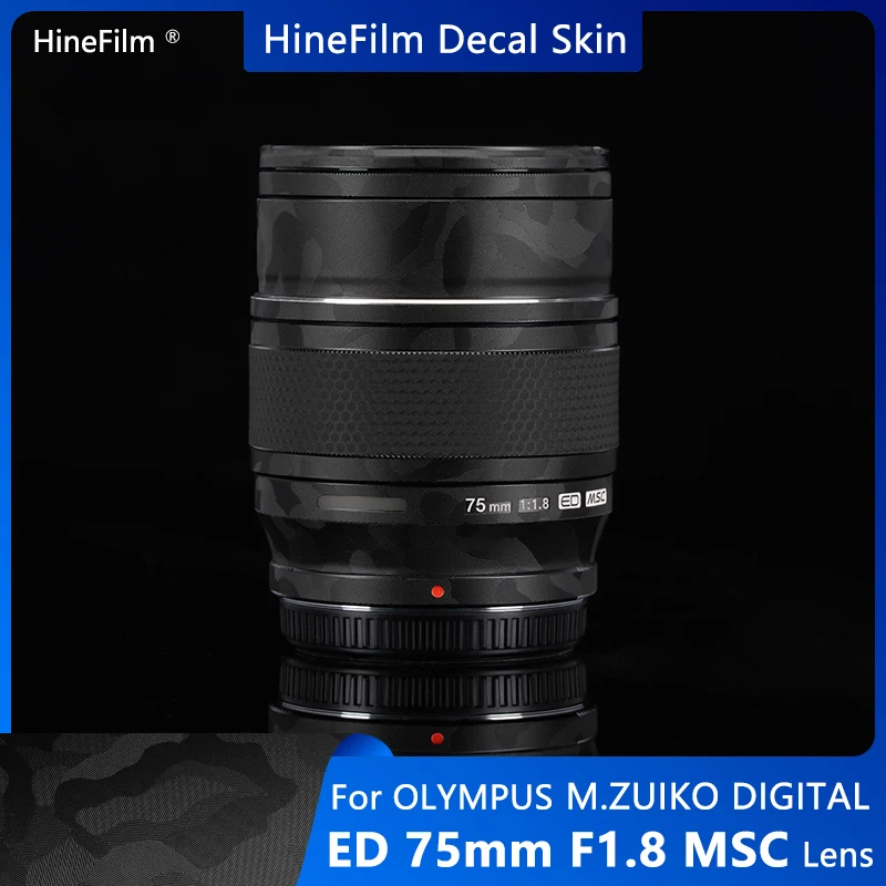 Olympus 75 1.8 Lens Sticker Vinyl Decal Skin Per Olympus M.Zuiko Digital 75Mm F1.8 Lens Premium Wraps Cases