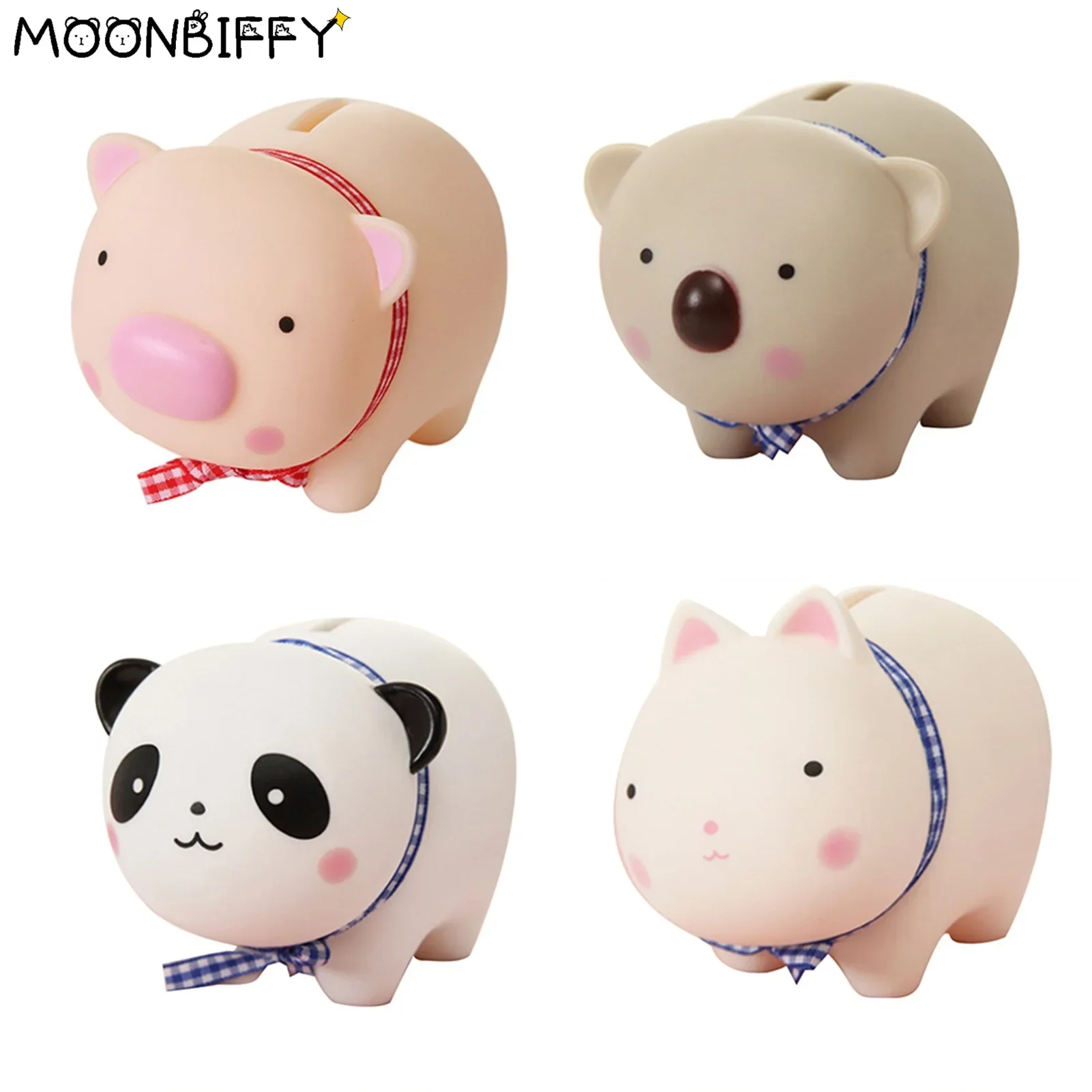 

Cute pig plastic piggy bank suitable for boys, girls, children, adults