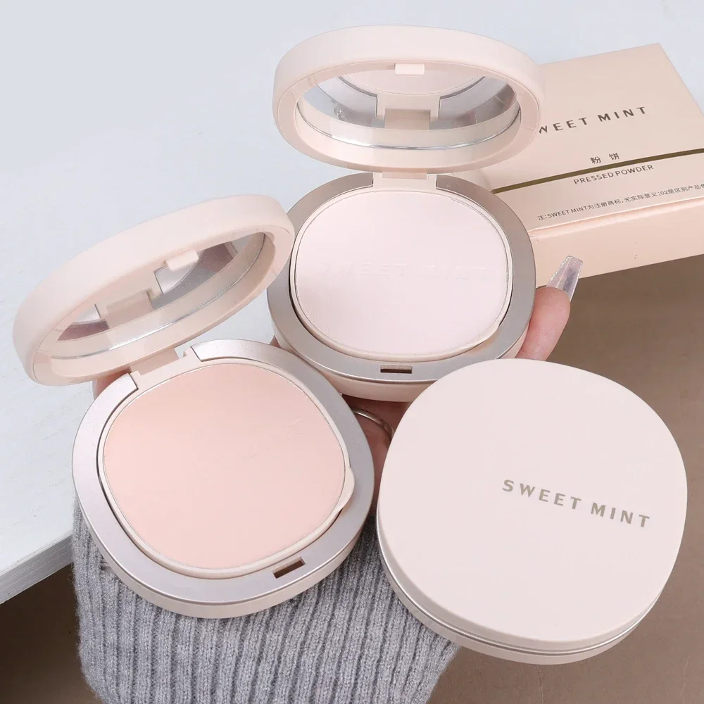 Pressed Powder Waterproof Transparent Brighten Oil Control Concealer Lasting Natural Face Makeup