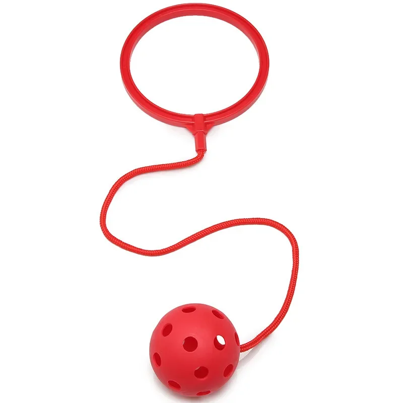 1pc Jumping ball children's one foot swinging ball fun sensory training coordination balance rotation game training equipment 5