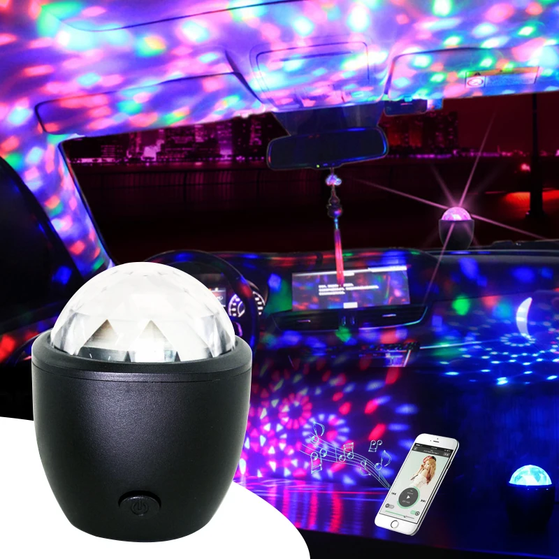RGB диско светильник Bluetooth динамик Chramatic Хрустальный волшебный шар вечерние USB