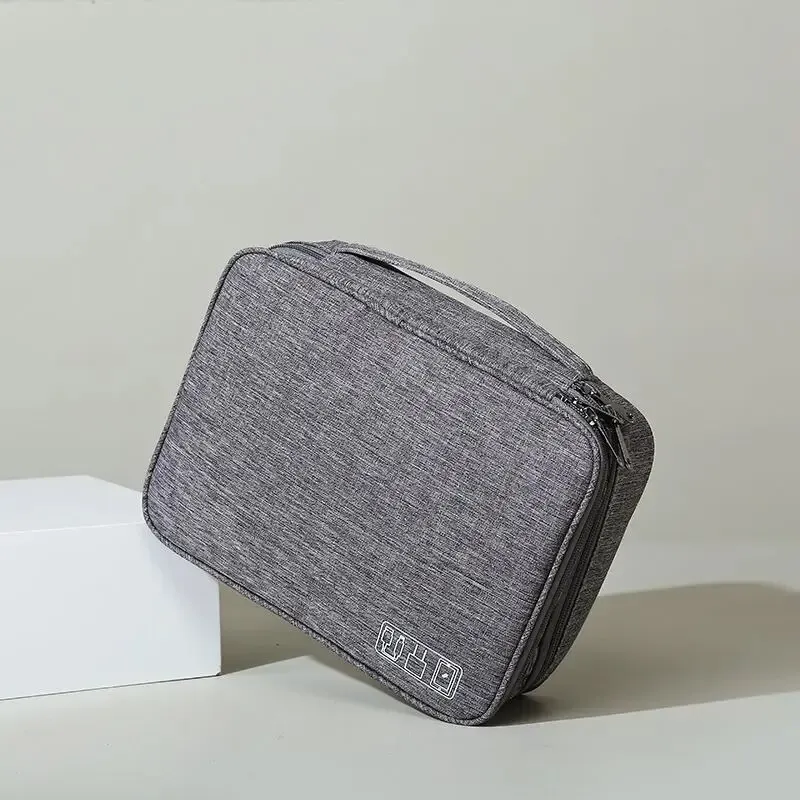 Cationic Digital Bag Portable Waterproof Data Cable Storage Box Travel Cosmetics Storage Bag