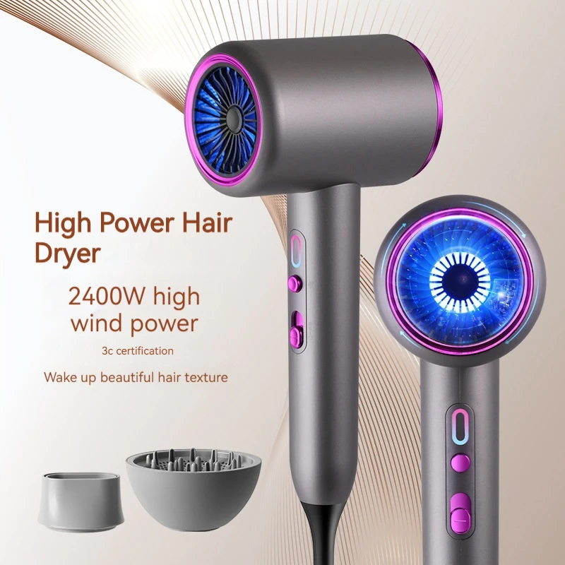 

High Speed Hair Dryer Pro 2400W Hairdresser High Power Anion Hot Aold Air Control Salon Styling Tools Professional Hair Dryer