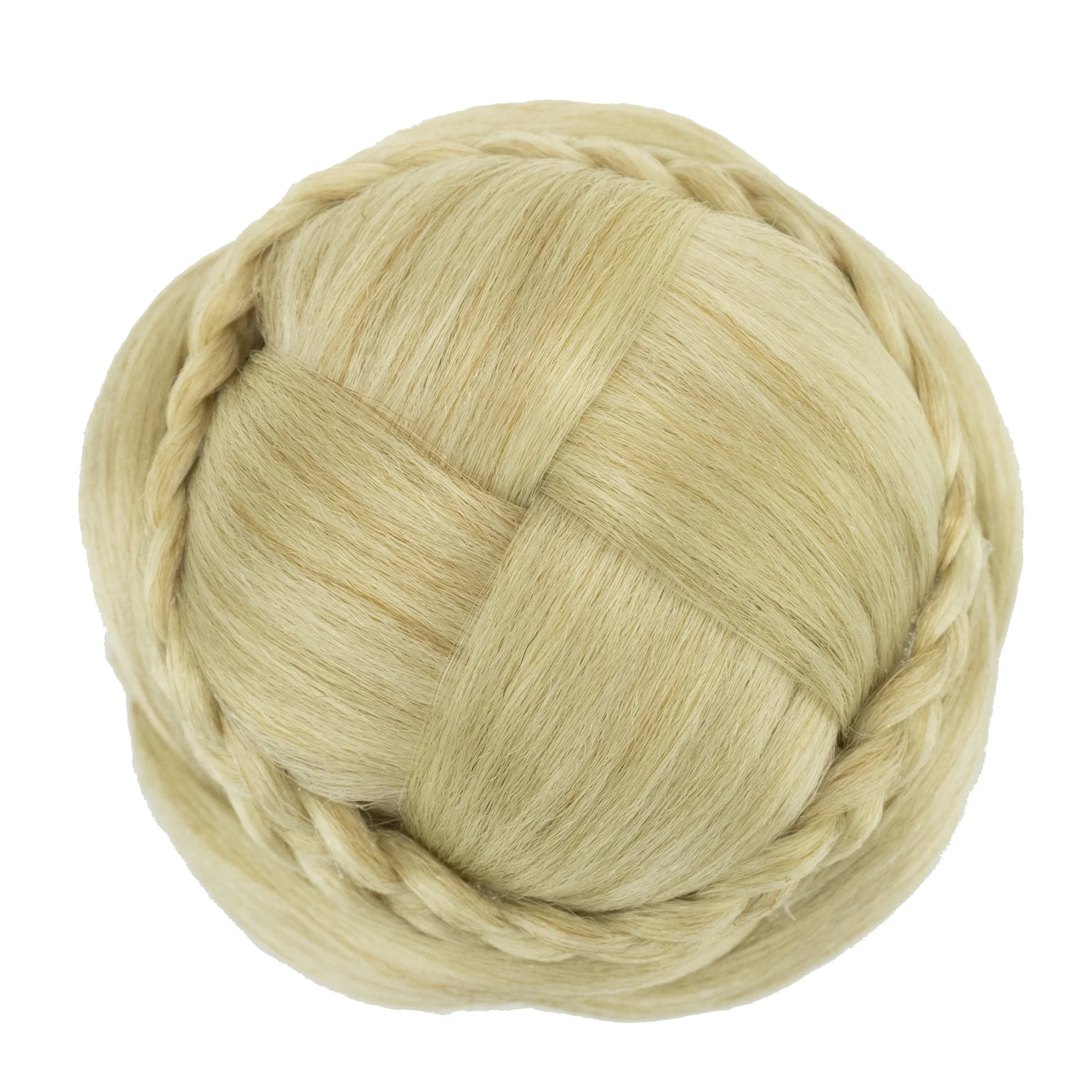 Elegant Braided Chignon Synthetic Hair Bun Wig – Perfect for Weddings, Parties, and Dance Events