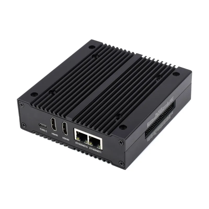 

NAS Multi-functional Mini-Computer Designed for Raspberry Pi Compute Module 4, Network Storage, Dual Solid State Drive slots