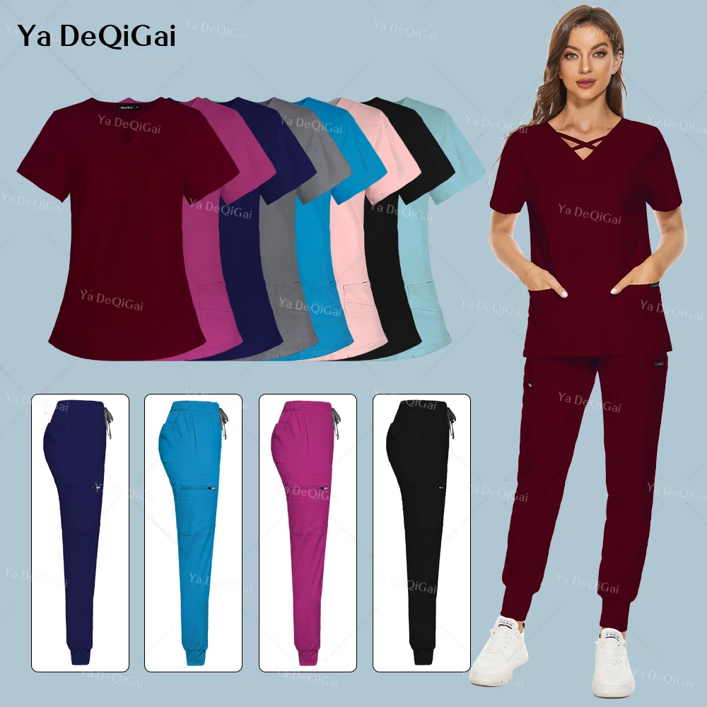 

Wholesale Operating Room Uniform Medical Scrubs Uniforms Hospital Doctor Nurse Scrubs Set Medical Supplies Surgery Suit Workwear