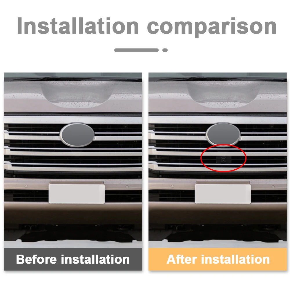 차량 AHD 전방 OEM 카메라 야간 투시 어안광각 150 ° Toyota Land Cruiser 22-23 주차 모니터링 시스템용 카메라