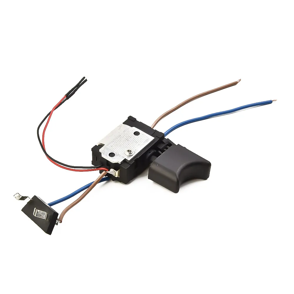 1pc Electric Drill Dustproof Speed Control Push Button Trigger Switch DC 7.2-24V Cordless Drill Switch Replacement