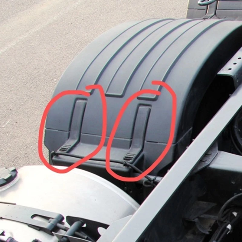 4Pcs For Volvo Truck 420 460 natural rubber and anti-aging Mudguard Tensioner 21094457 7421094457 Rear Fender Tensioning band