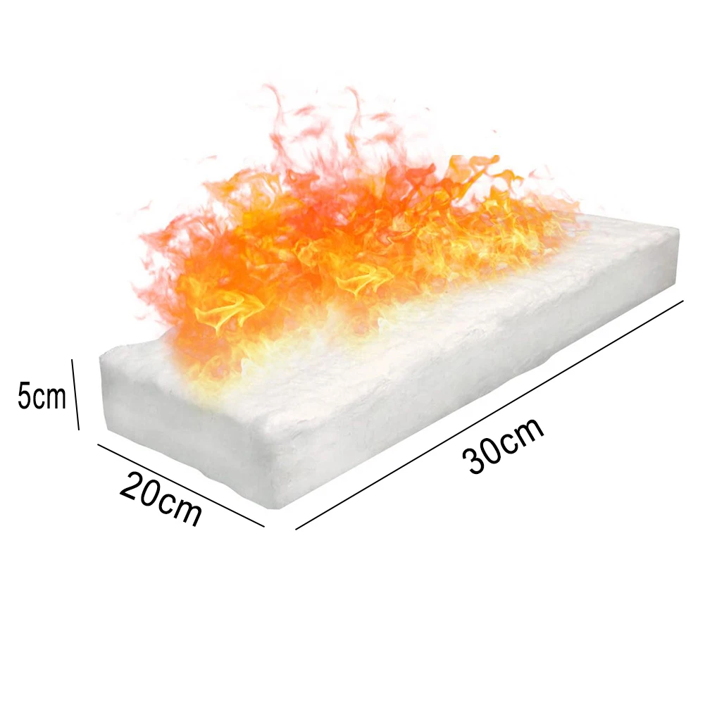 Ceramic Fiber Blanket Ceramic Sponge For Bioethanol Fireplace Resistant Insulation Cotton Firplace Firebox Safety Bio Fire 1pcs ceramic insulation blanket ethanol fireplace accessories