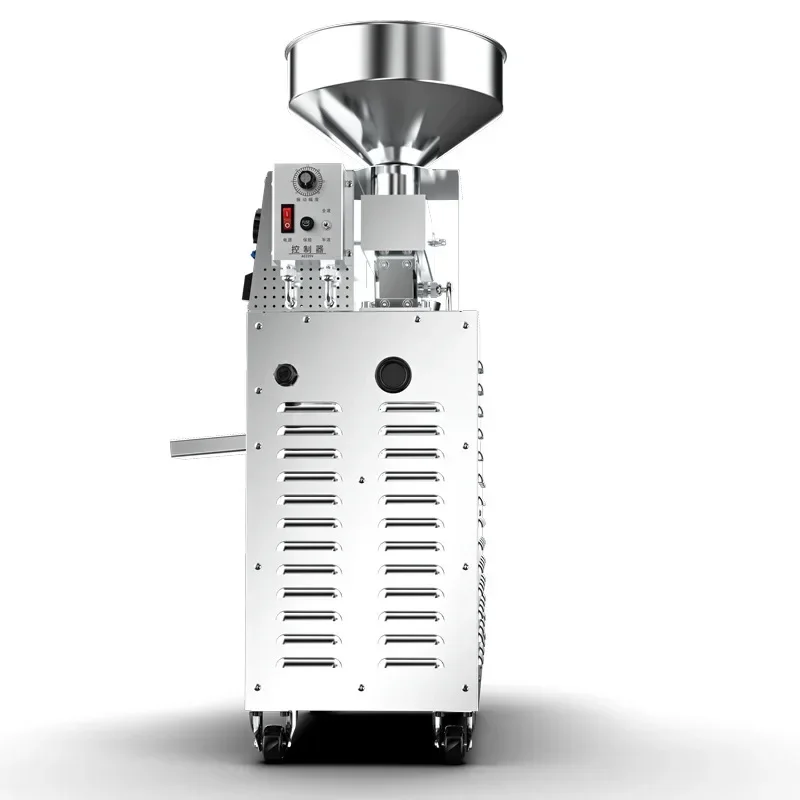 New Commercial Oil Press Automatic Stainless Steel Oil Press Mill Walnut Sesame Flow Stall With S03