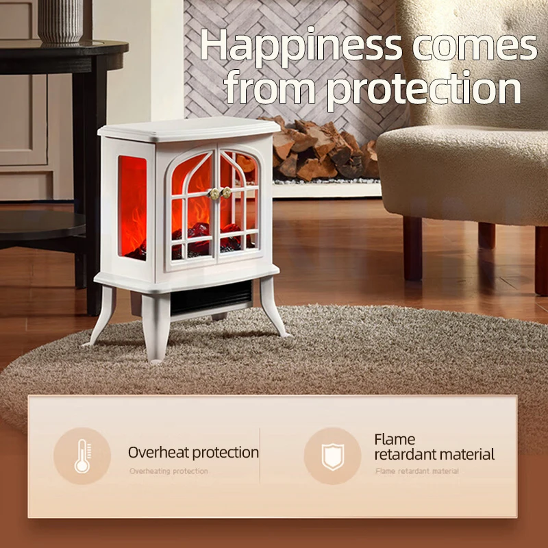 Fireplace Imitation Flame Household Heater Electric Heater Small Stove Electric Heater Rapid Heating Heater 난로 히터 2
