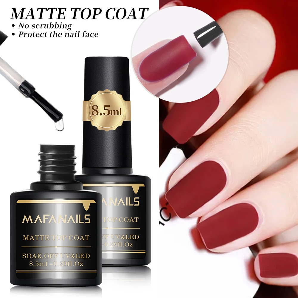 2Pcs/set Top Coat & Base Coat Nail Polish Gel Semi-permanent UV LED Soak Off Gel Long Lasting No Wipe Top/Base Coat Nail Gel &8n 5