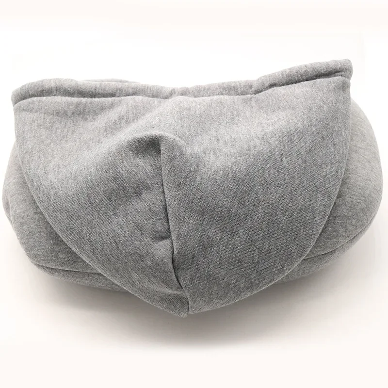 

Дорожная подушка в форме капюшона, надувная подушка для сна на шею, для самолета, портативная подушка для самолета с сумкой для хранения