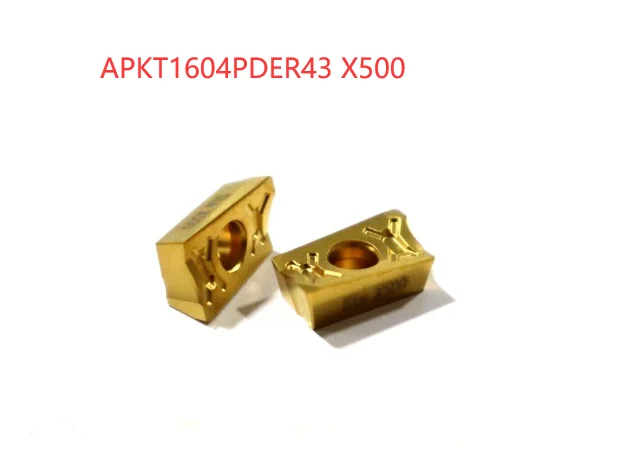 ORIGINAL 10PCS CARBIDE APKT1604PDER43 X500