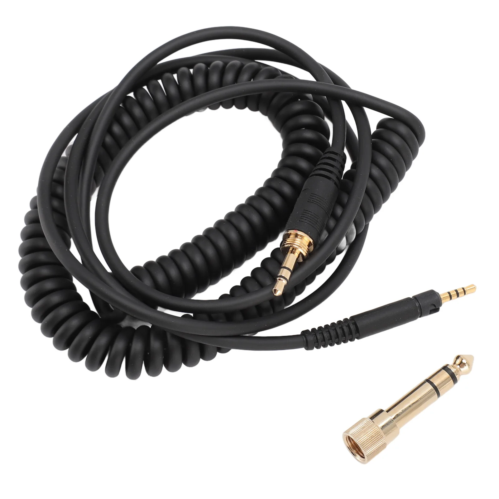 2.5mm to 3.5mm 6.35mm Plug Coiled Headphone Cable Replacement for Sennheiser HD598 HD598Cs HD599 HD569 HD579 HD558 HD518